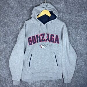 Gonzaga Hoodie Size M Mens Foot Locker Bulldogs Basketball NCAA University Gray